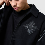 Icon Varsity Jacket - Black