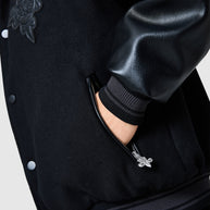 Icon Varsity Jacket - Black