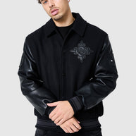Icon Varsity Jacket - Black