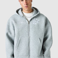Origin  Boxy Scuba Hood Tracksuit - Off White / Grey