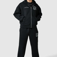 Origin Boxy Scuba Hood Tracksuit - Black