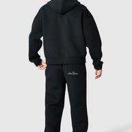 Origin Boxy Scuba Hood Tracksuit - Black