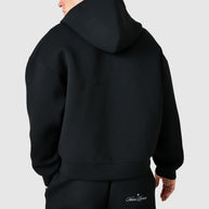 Origin Boxy Scuba Hood Tracksuit - Black