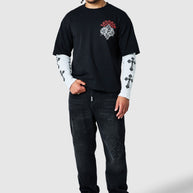 Atlas Long Sleeve Tee - Black