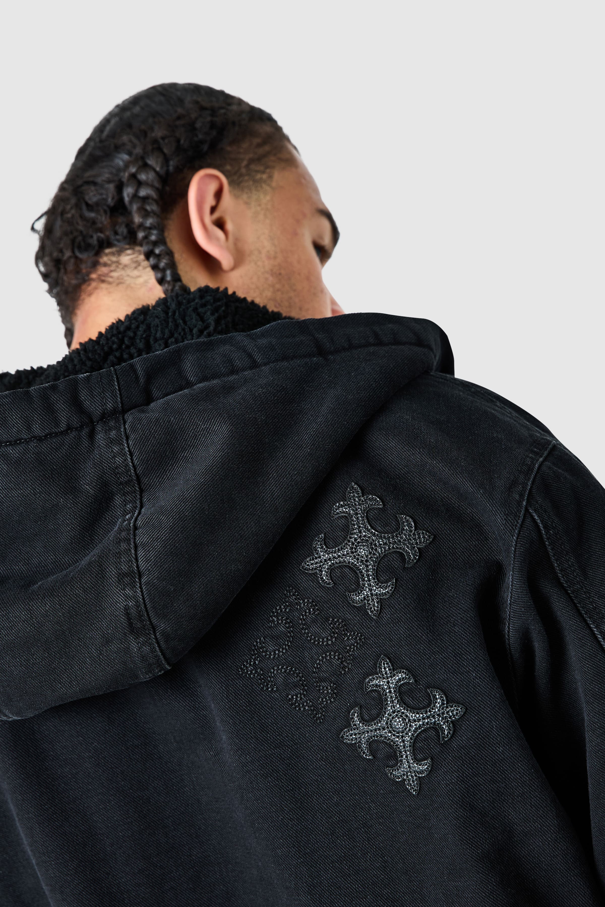 Icon Patch Jacket - Black