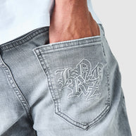 Icon Patch Flare Jean - Light Grey
