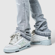 Icon Patch Flare Jean - Light Grey