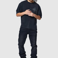 Stacked Jean - Black Stone Wash