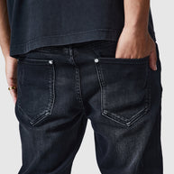 Stacked Jean - Black Stone Wash