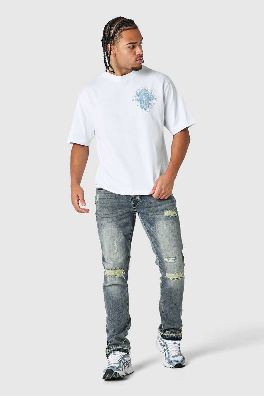 Enzo Slim Jean - Desert Blue