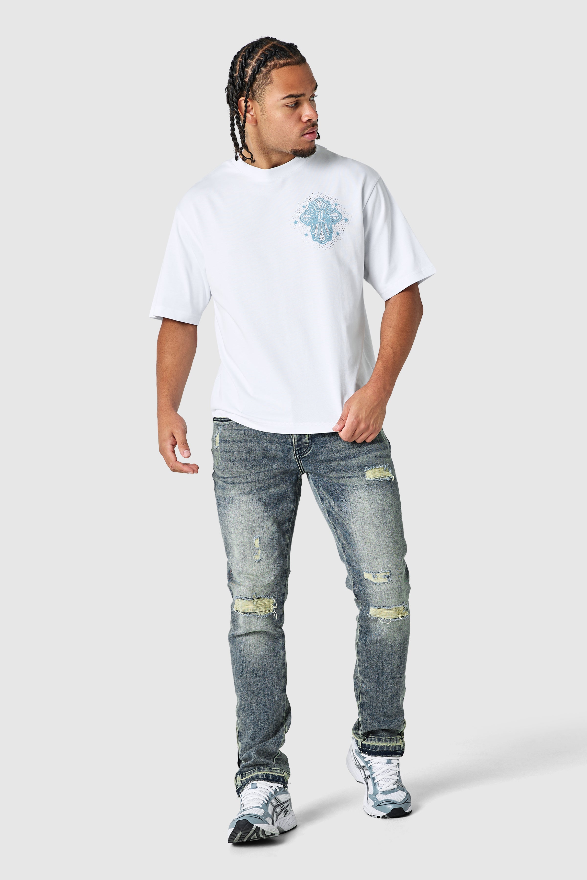 Enzo Slim Jean - Desert Blue