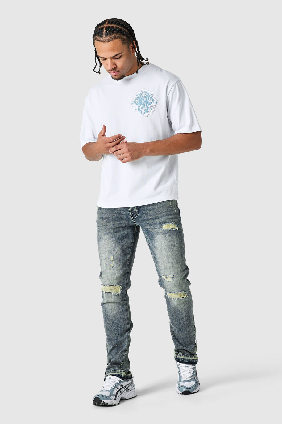 Vinci Diamante Tee - White
