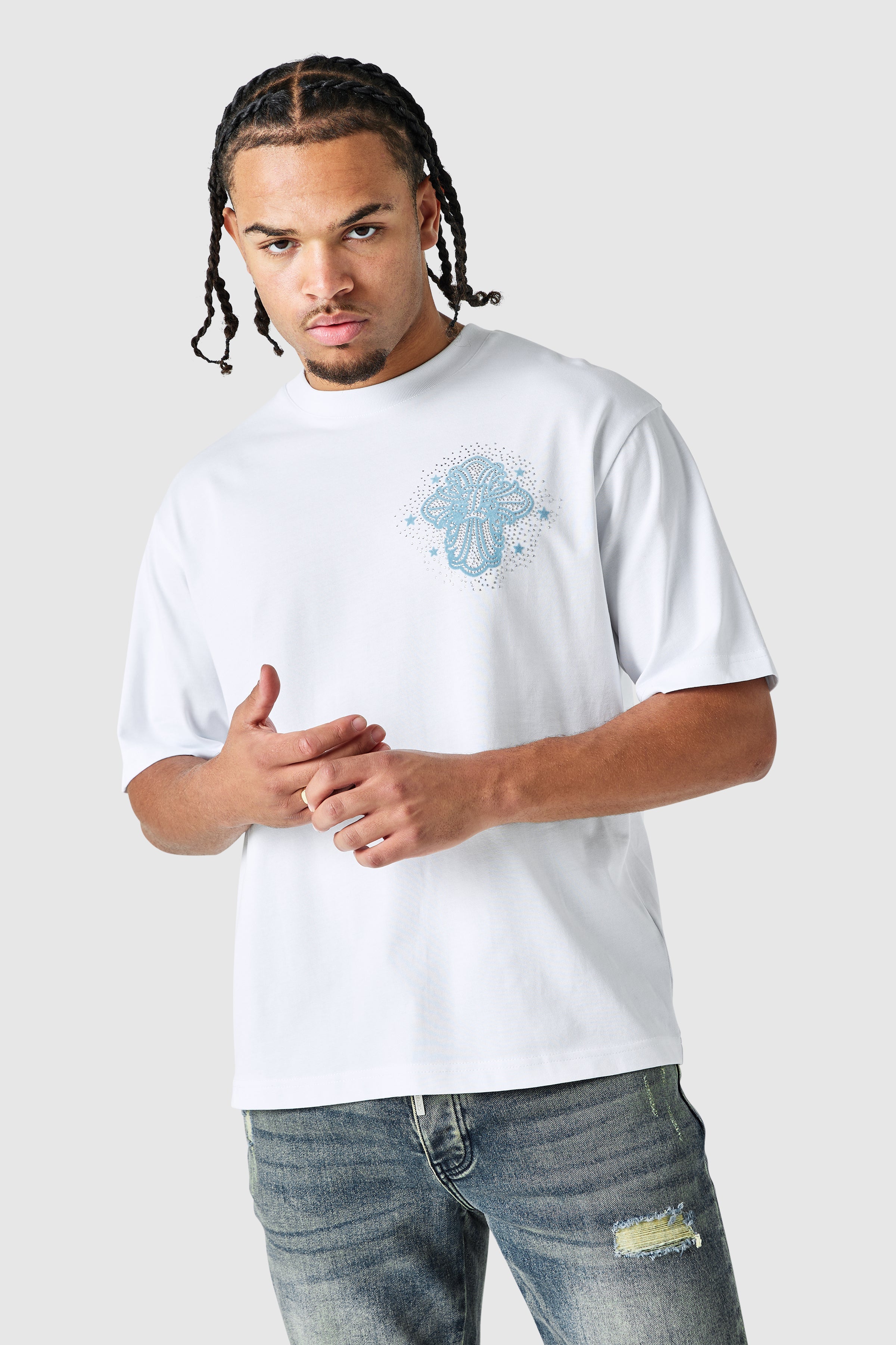 Vinci Diamante Tee - White