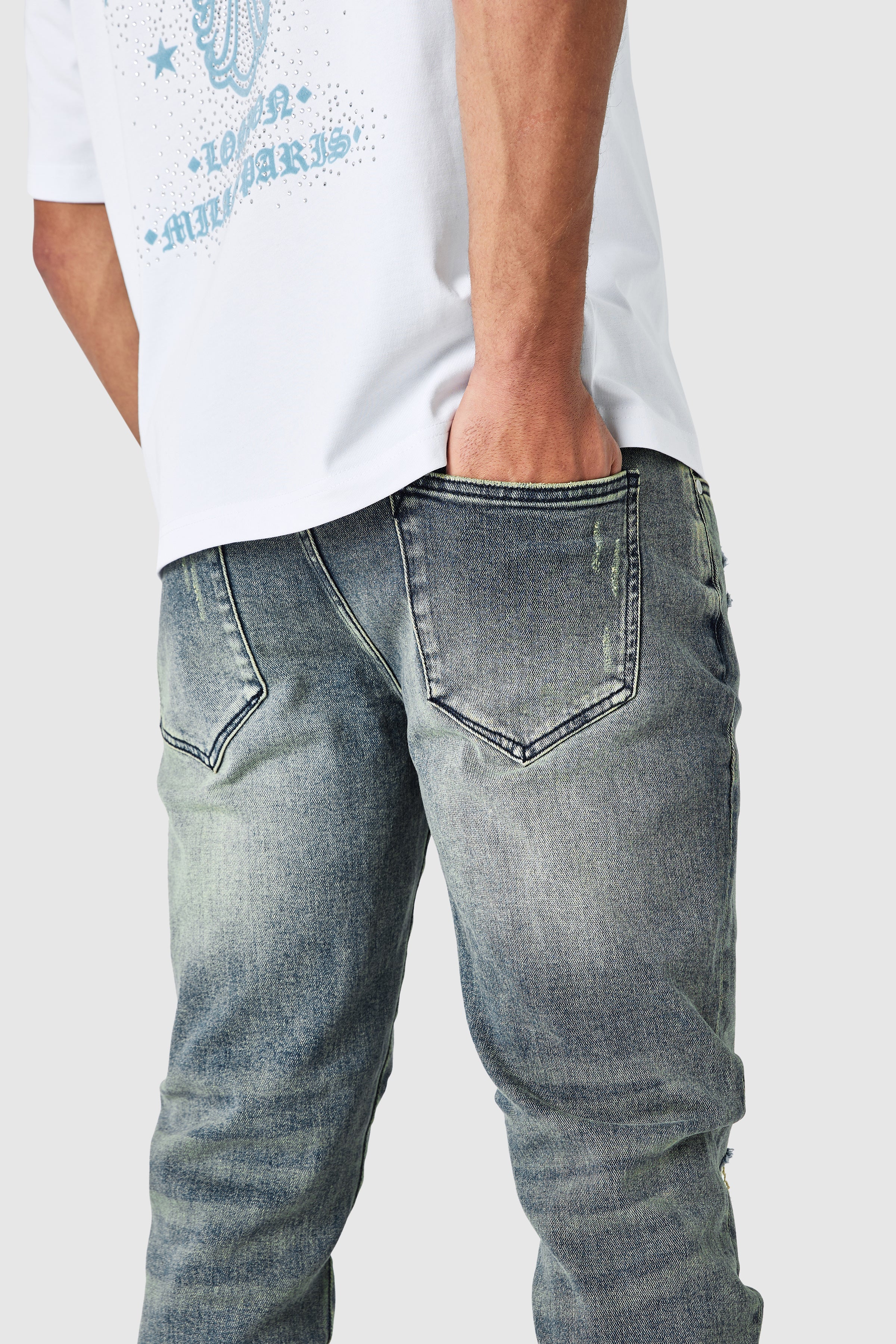Enzo Slim Jean - Desert Blue
