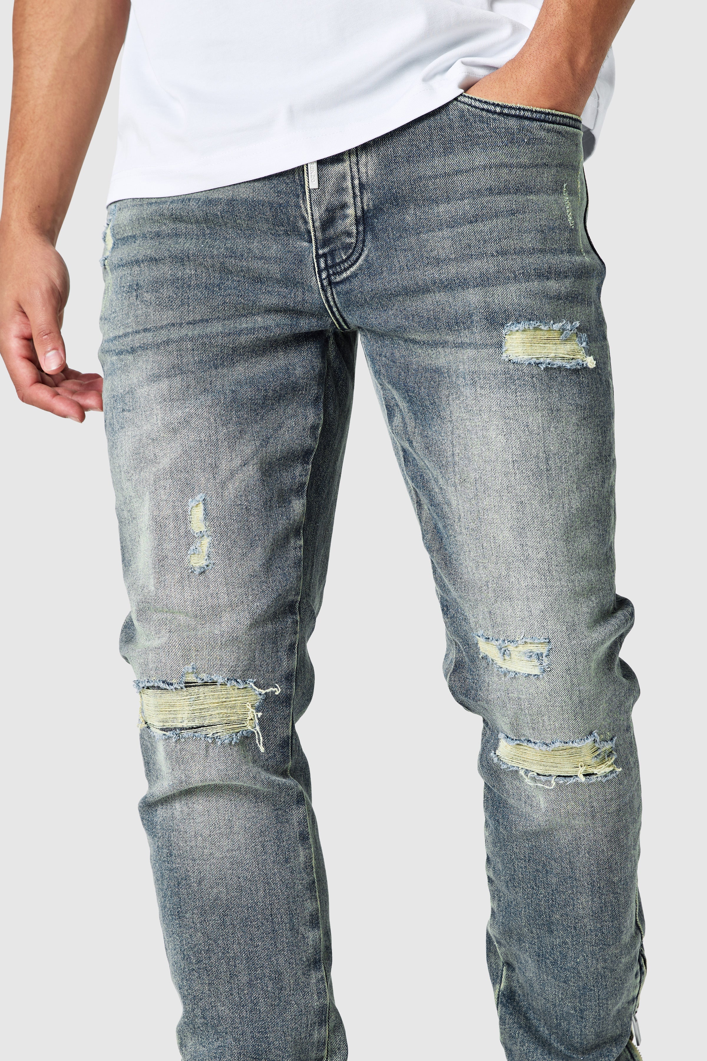 Enzo Slim Jean - Desert Blue