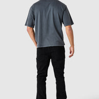 Deity Tee - Black Acid Wash