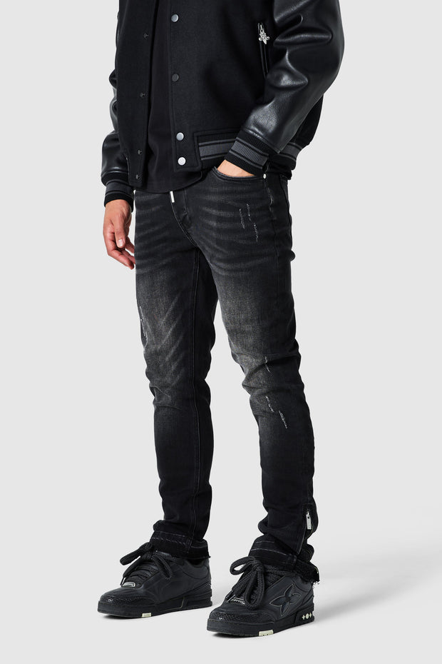 Ovie Slim Jean - Jet Black