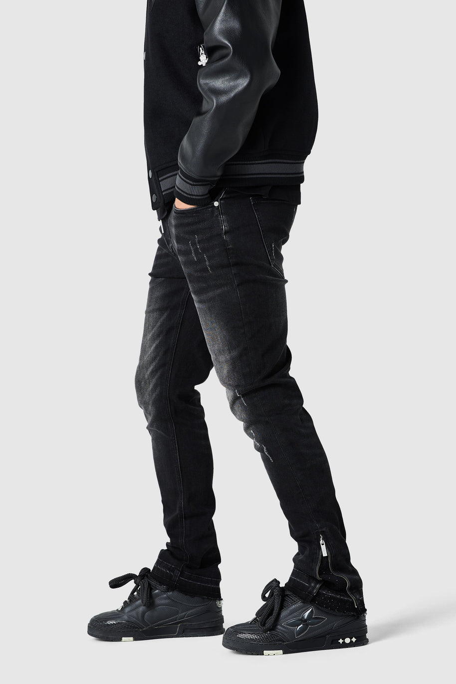 Ovie Slim Jean - Jet Black