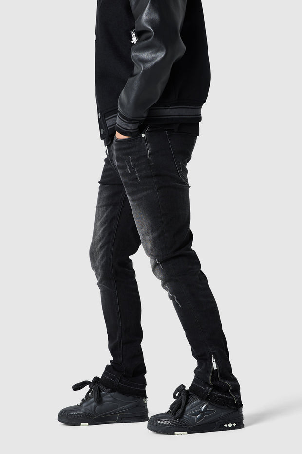 Ovie Slim Jean - Jet Black