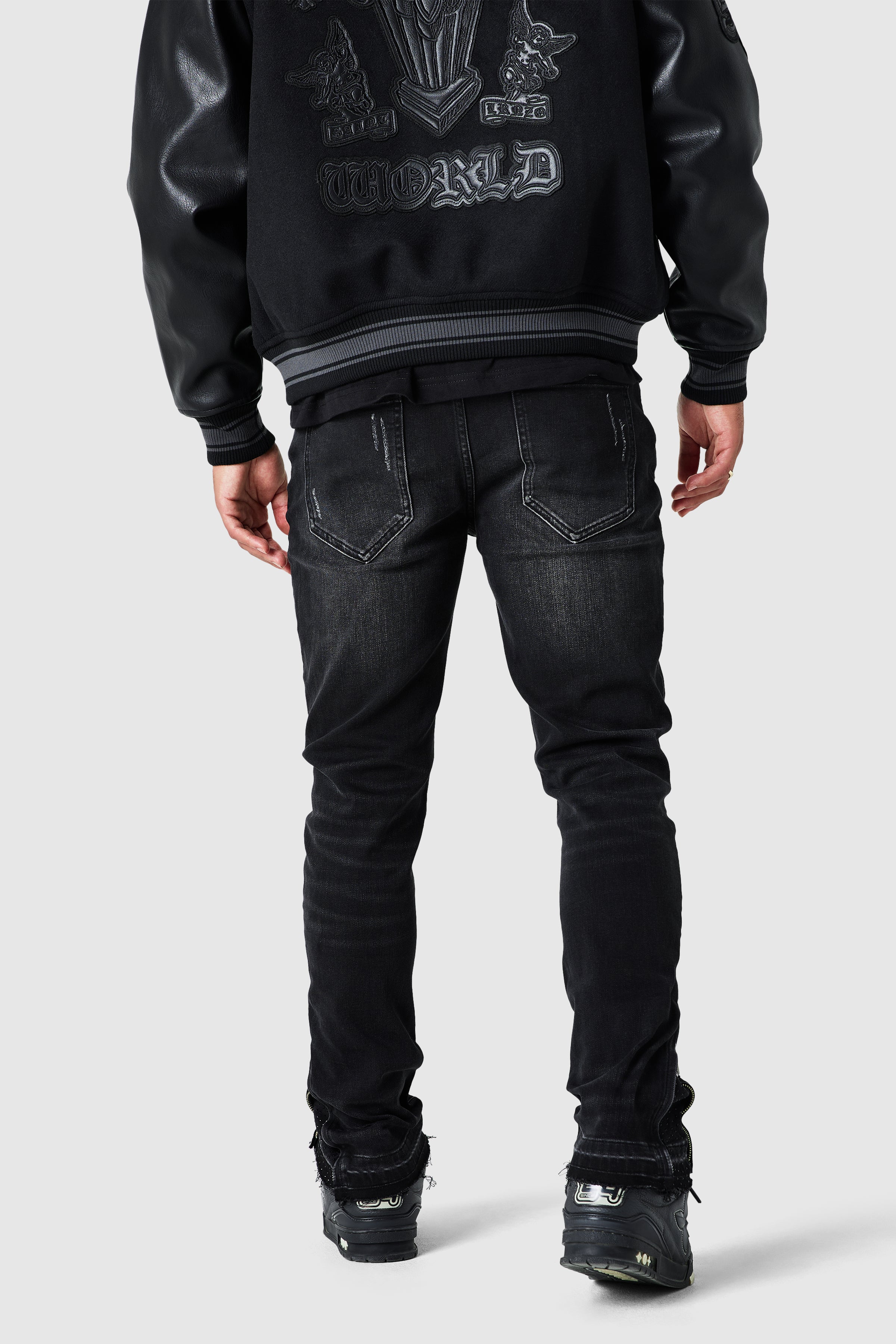 Ovie Slim Jean - Jet Black
