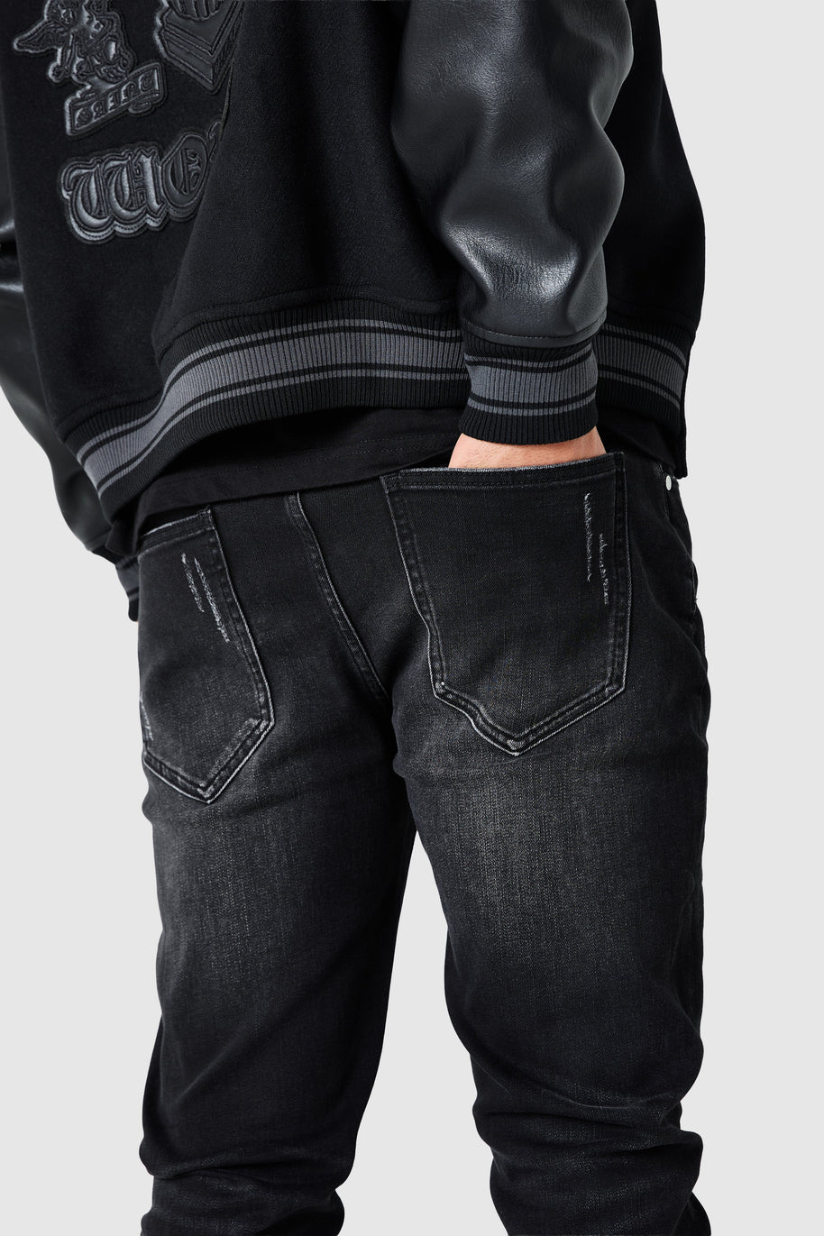 Ovie Slim Jean - Jet Black