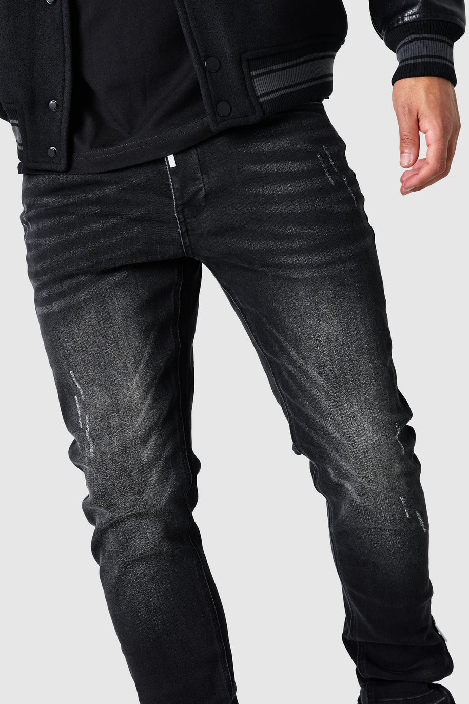 Ovie Slim Jean - Jet Black