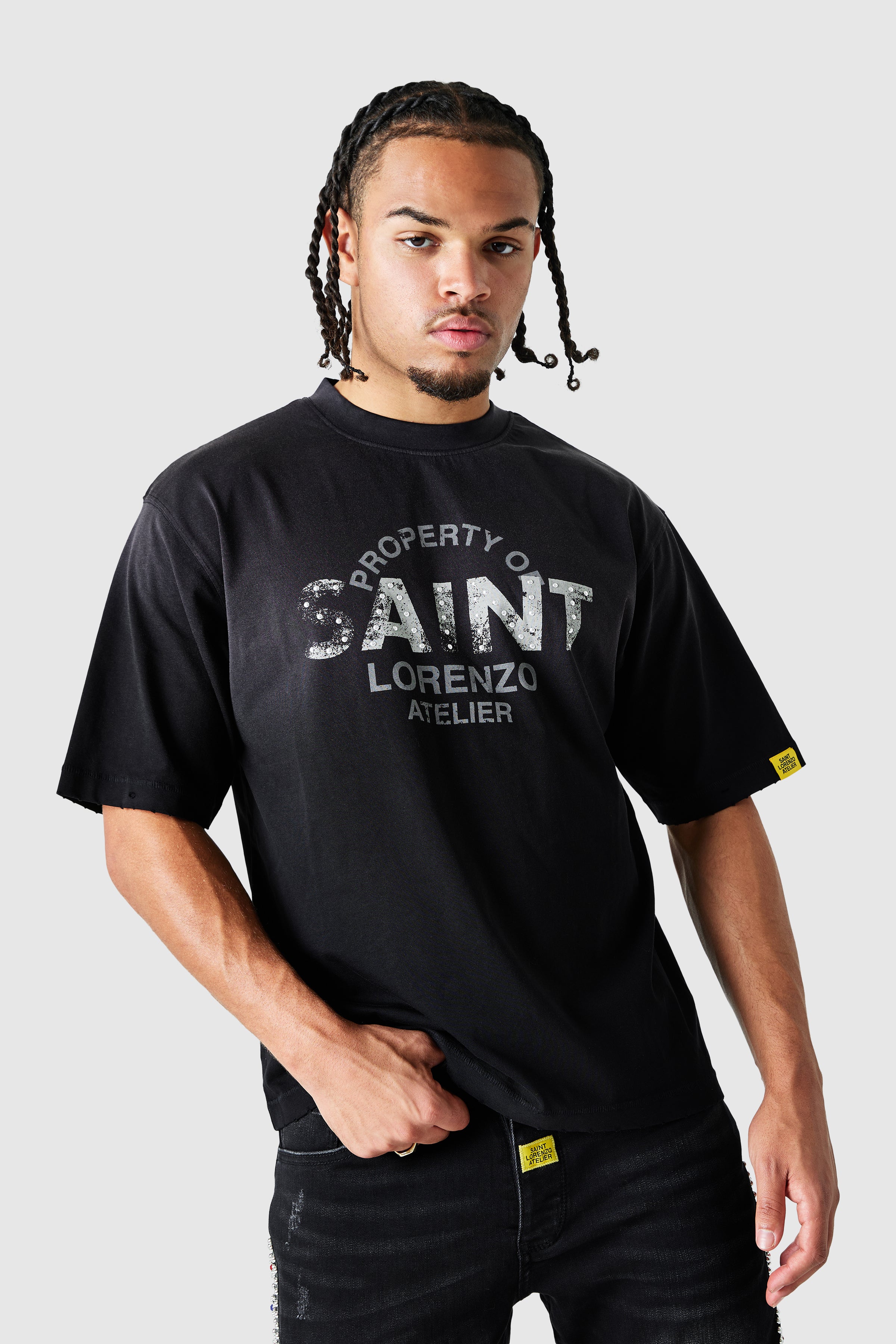 Saint Stud Tee - Inkwell Shadow