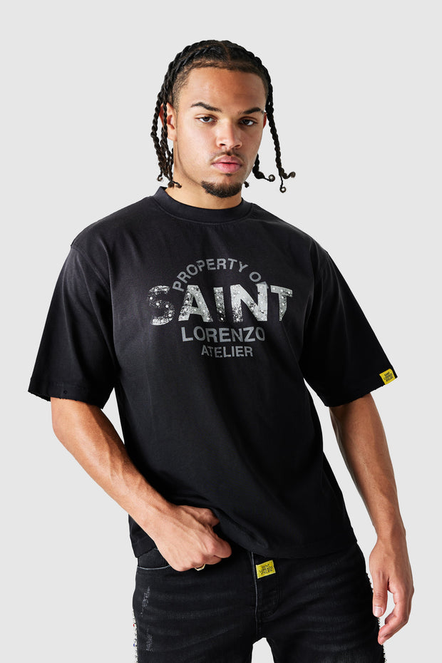 Saint Stud Tee - Inkwell Shadow