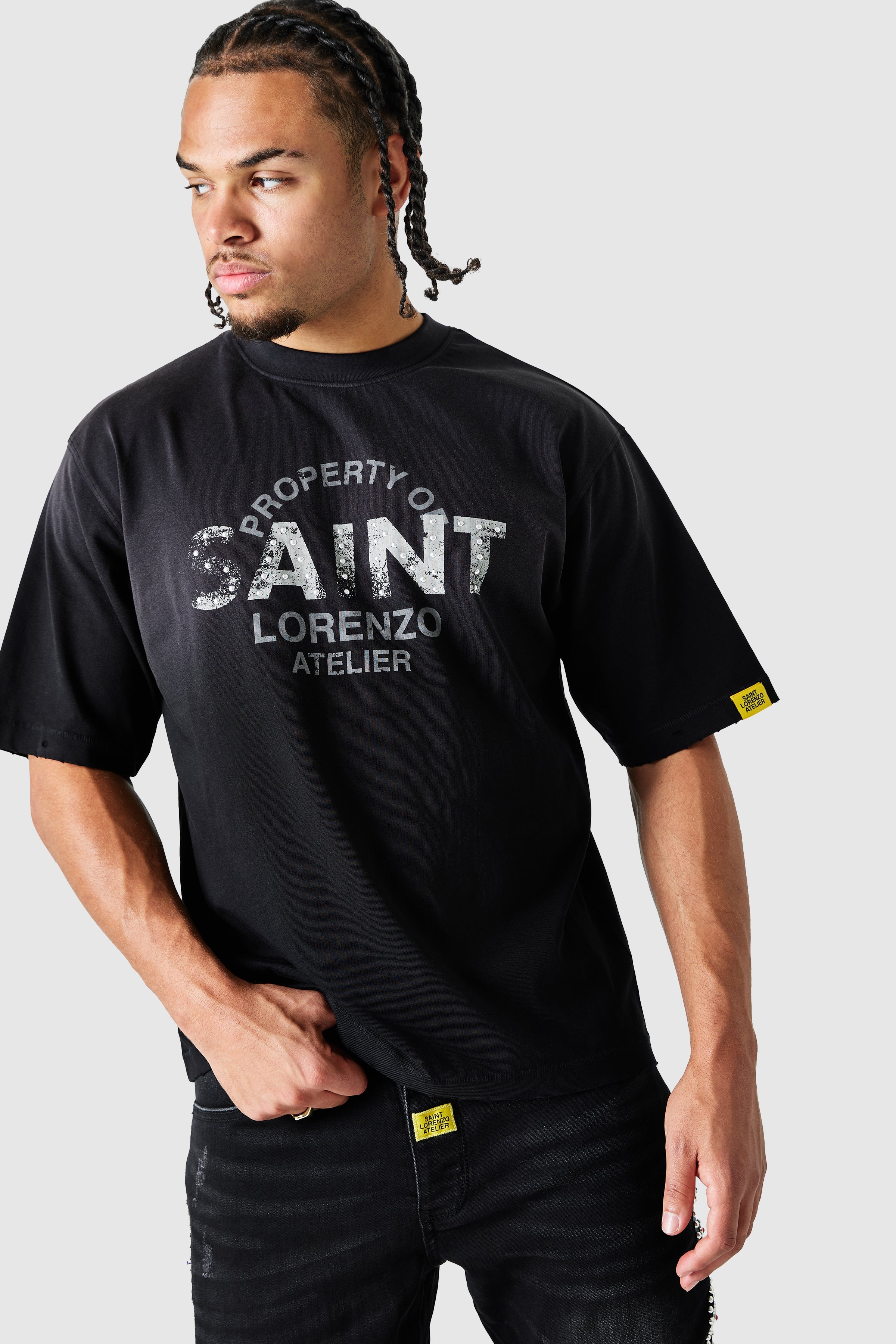 Saint Stud Tee - Inkwell Shadow