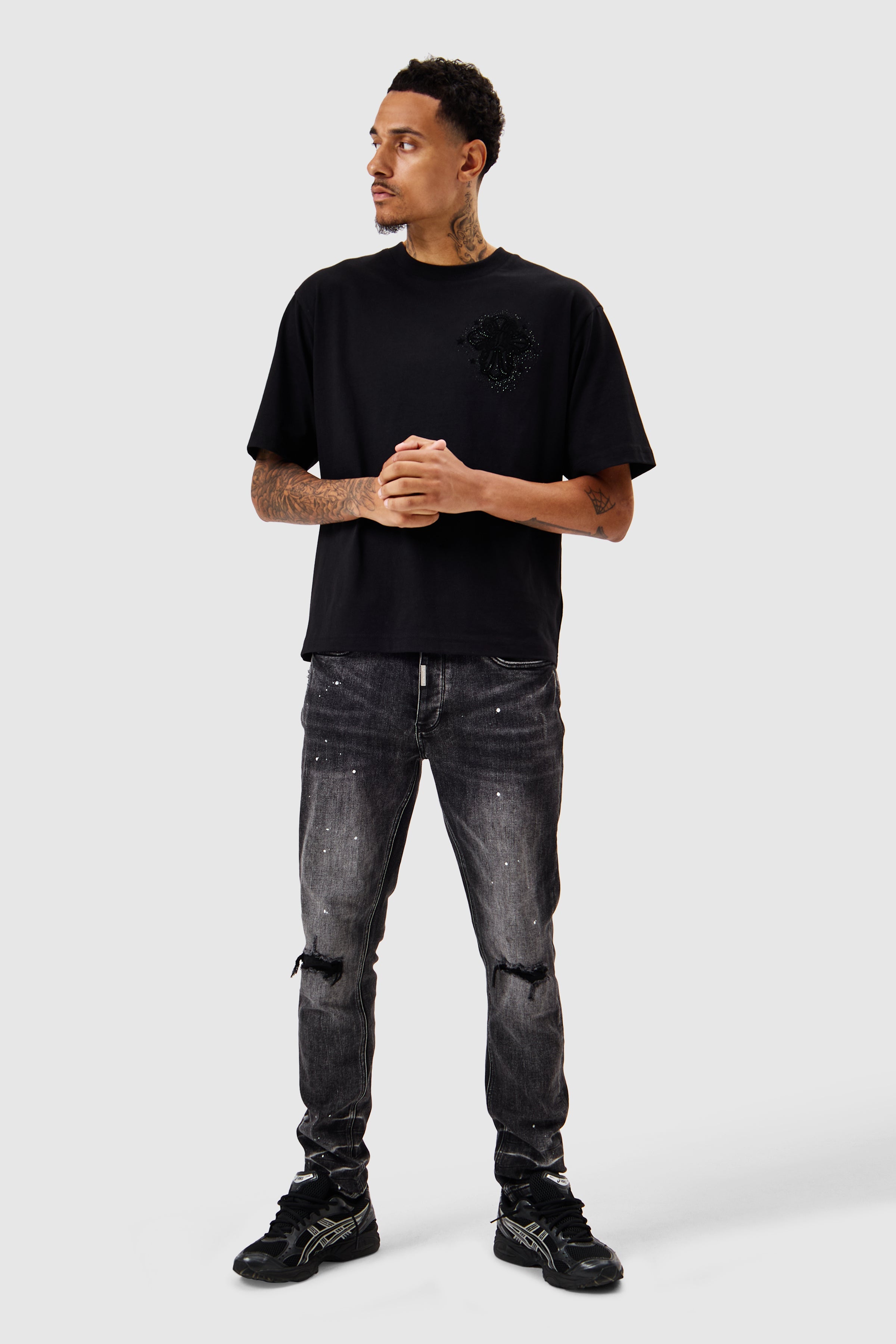 Vinci Diamante Tee - Black