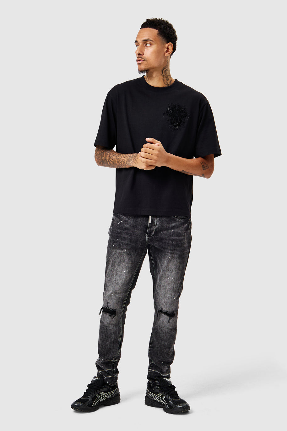 Vinci Diamante Tee - Black