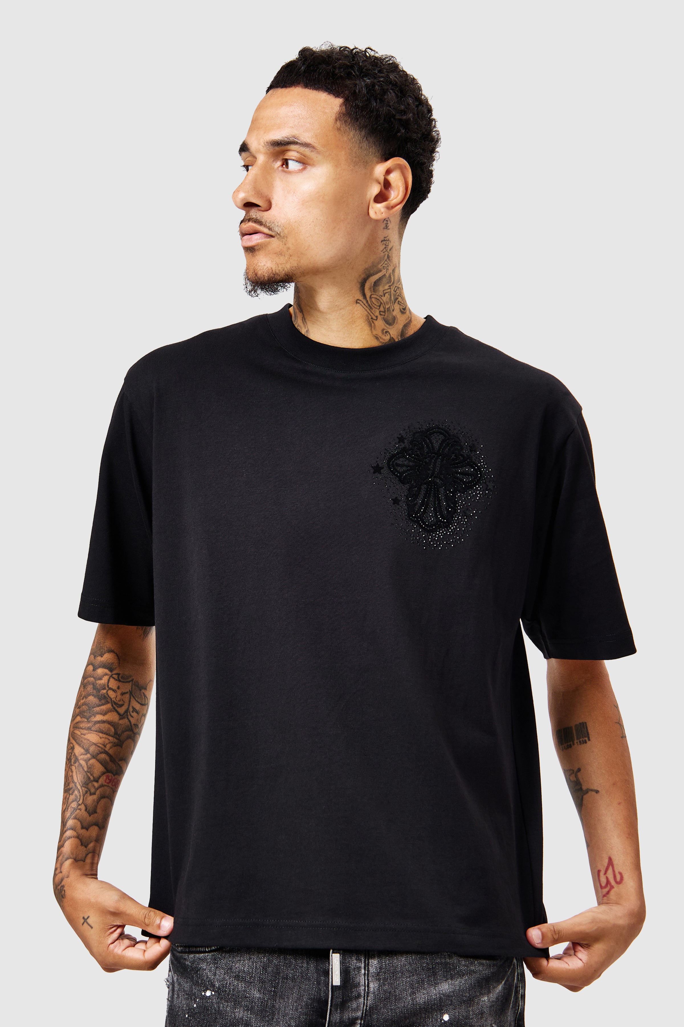 Vinci Diamante Tee - Black