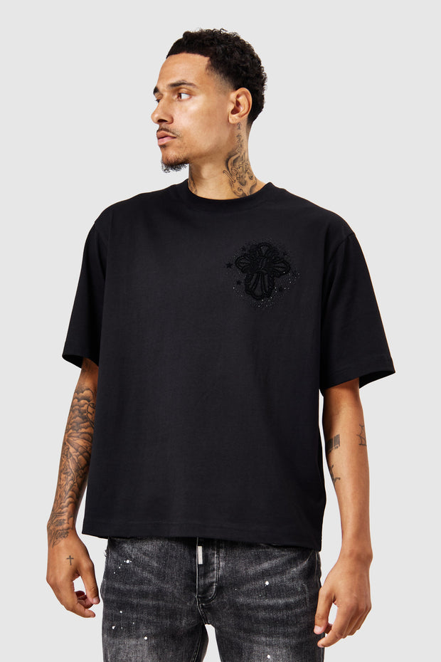 Vinci Diamante Tee - Black