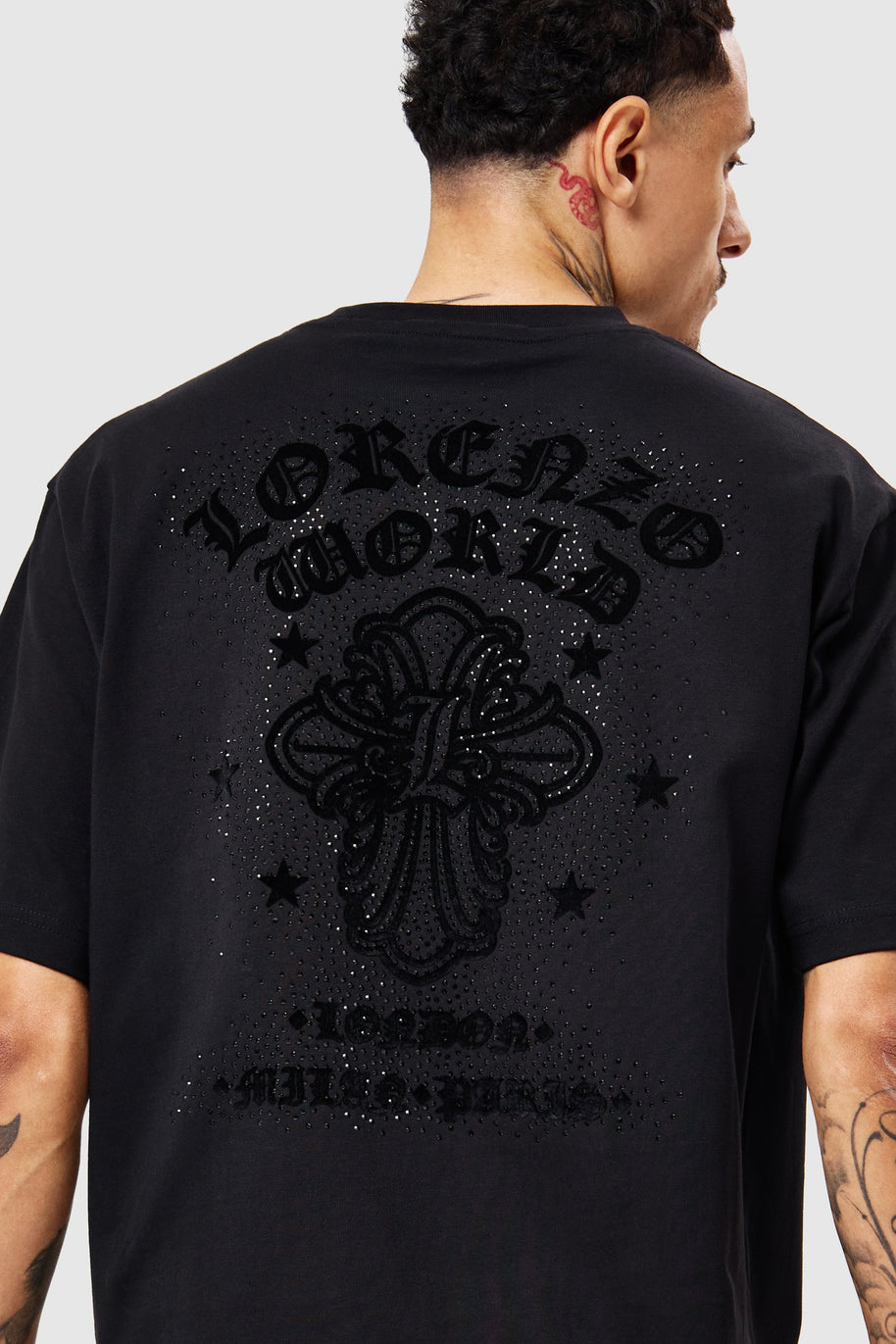 Vinci Diamante Tee - Black