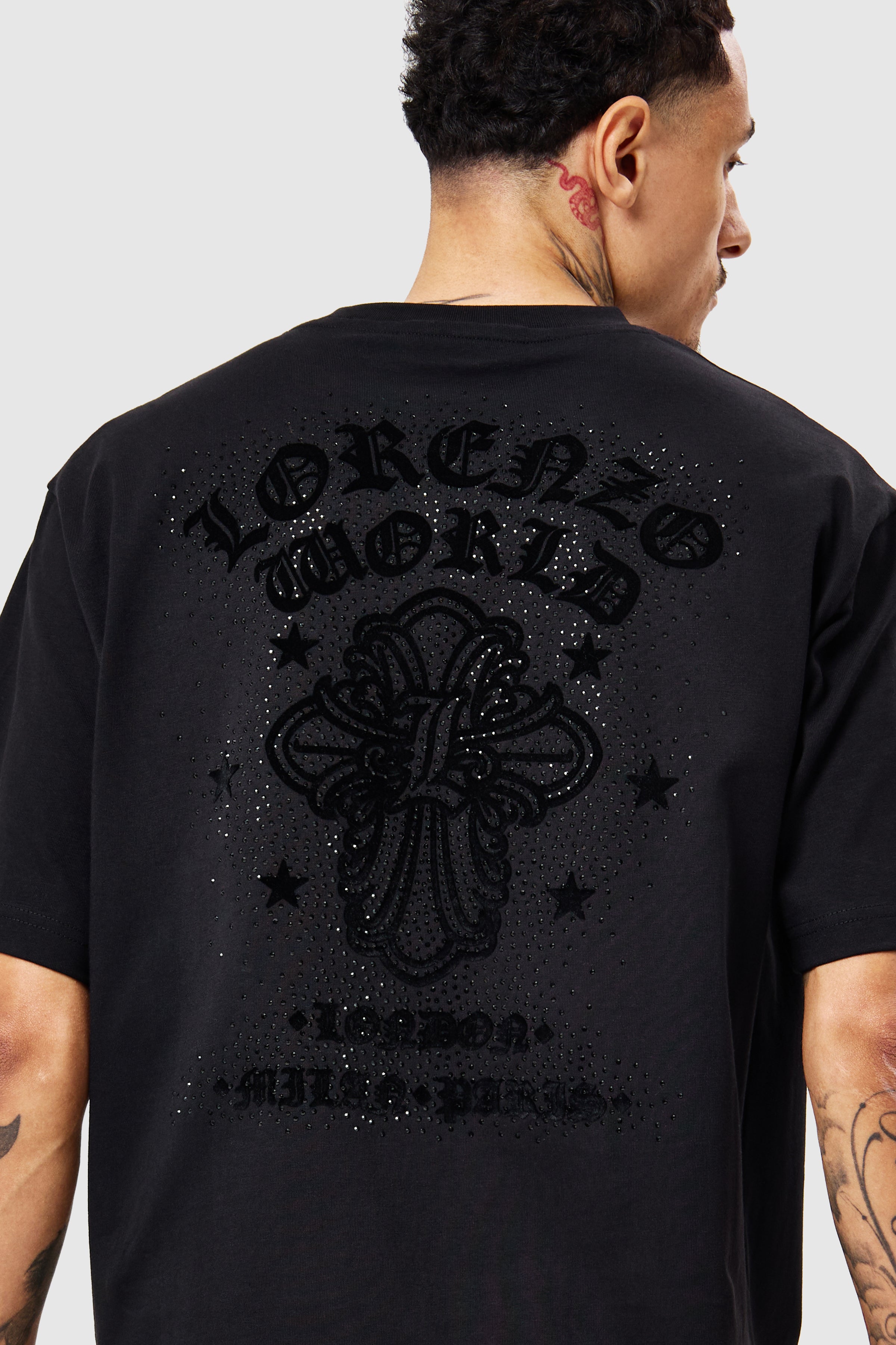 Vinci Diamante Tee - Black