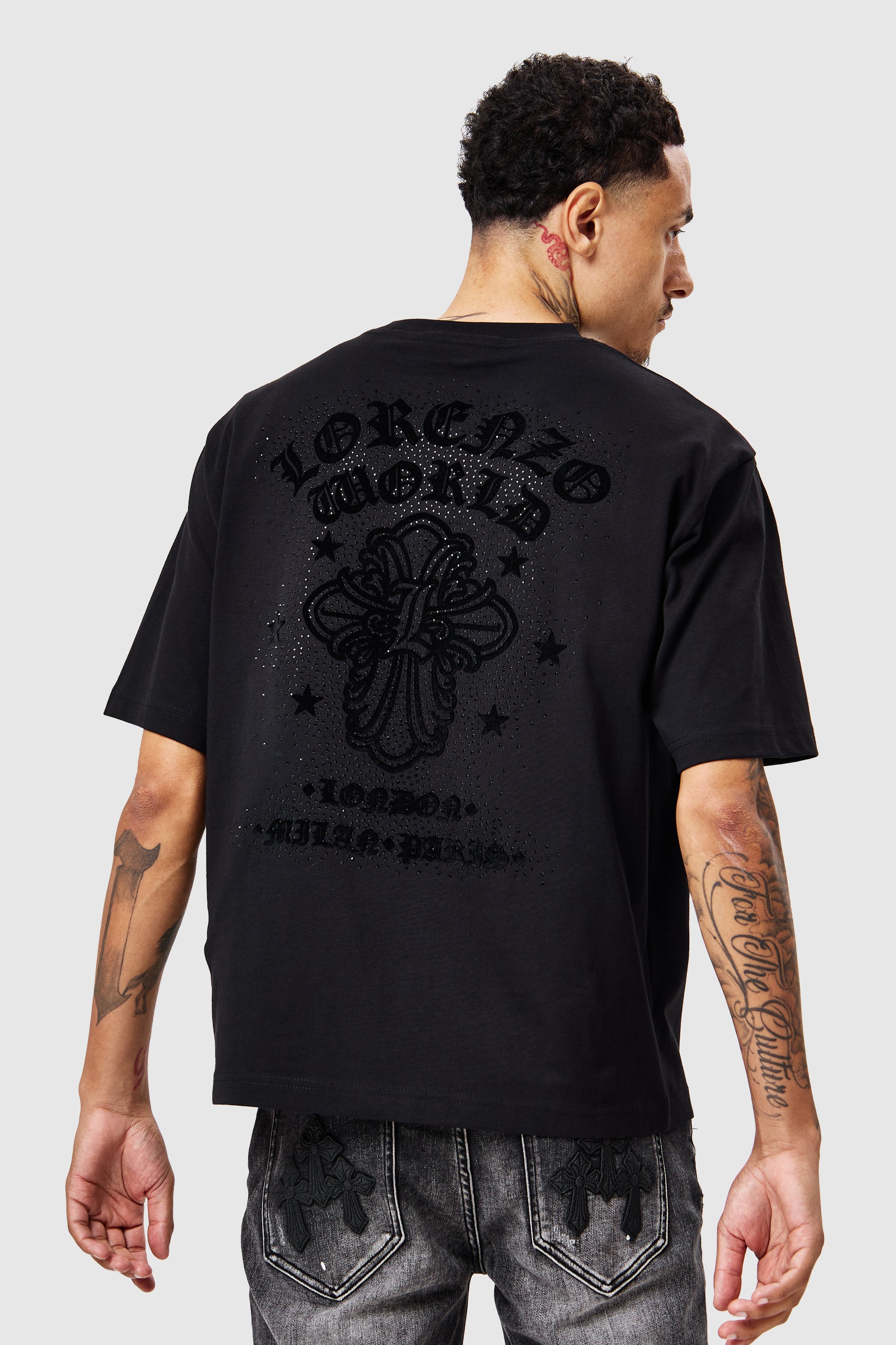 Vinci Diamante Tee - Black